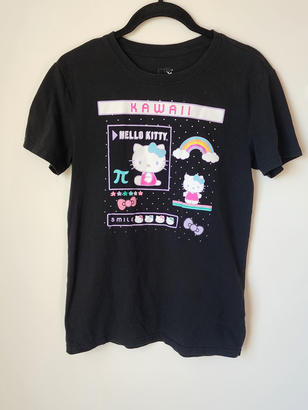 Hello Kitty Kawaii Black Graphic Tee
